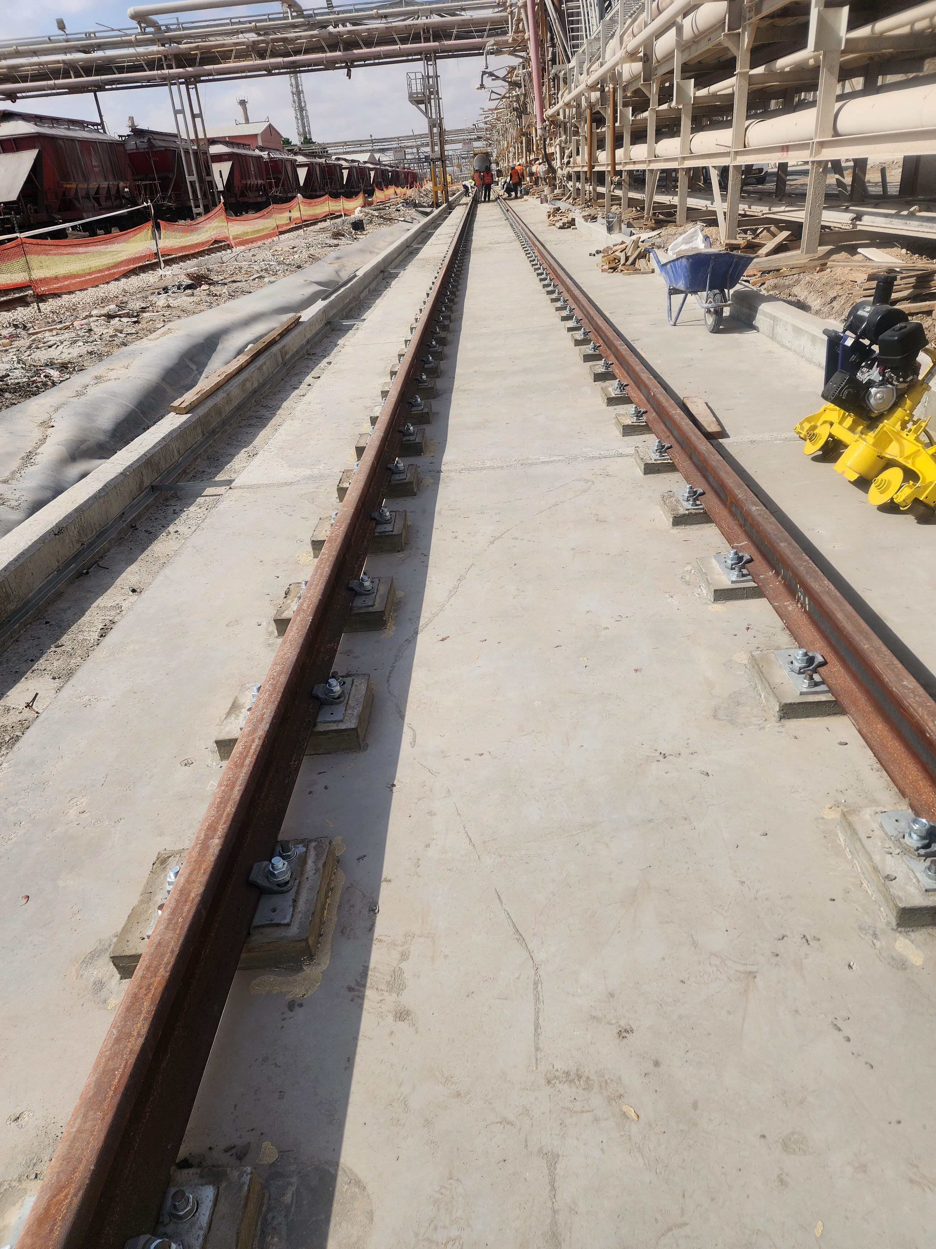 Israel railway reconstruction